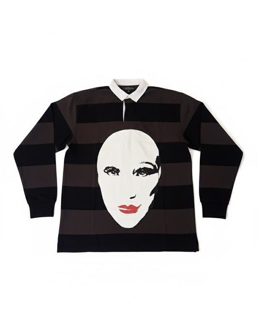 1 Face Rugby Shirt (Black / Grey)